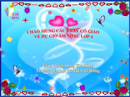 Bài giảng Âm nhạc Lớp 4 - Giới thiệu một vài nhạc cụ dân tộc - Lương Thị Hằng Bài giảng Âm nhạc Lớp 4 - Giới thiệu một vài nhạc cụ dân tộc - Lương Thị Hằng