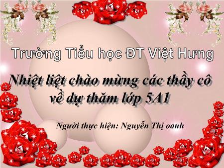 Bài giảng Đạo đức Lớp 5 - Tuần 9: Tình bạn (Tiết 1) - Nguyễn Thị Oanh
