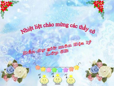 Bài giảng Địa lí Lớp 5 - Bài 3: Khí hậu