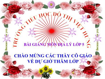 Bài giảng Địa lí Lớp 5 - Tuần 14: Giao thông vận tải - Trường Tiểu học Đô thị Việt Hưng