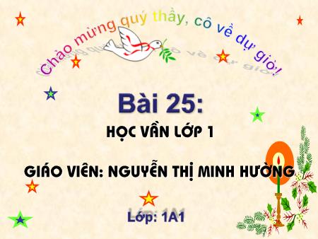 Bài giảng Học vần Lớp 1 - Bài 38: eo, ao (Tiết 1) - Nguyễn Thị Minh Hường