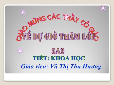 Bài giảng Khoa học Lớp 5 - Tuần 16: Chất dẻo - Vũ Thị Thu Hương Bài giảng Khoa học Lớp 5 - Tuần 16: Chất dẻo - Vũ Thị Thu Hương
