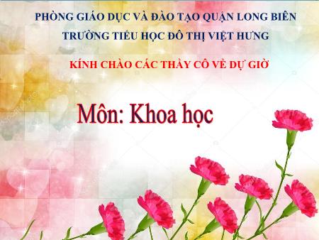 Bài giảng Khoa học Lớp 5 - Tuần 18: Sự chuyển thể của chất - Trường Tiểu học Đô thị Việt Hưng Bài giảng Khoa học Lớp 5 - Tuần 18: Sự chuyển thể của chất - Trường Tiểu học Đô thị Việt Hưng
