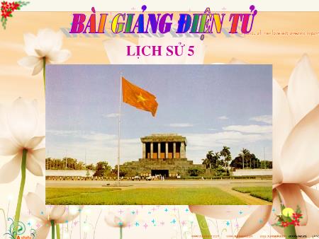 Bài giảng Lịch sử Lớp 5 - Bác Hồ đọc tuyên ngôn độc lập