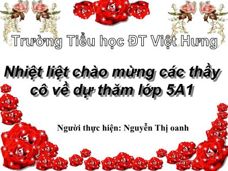 Bài giảng Luyện từ và câu Lớp 5 - Luyện tập về từ nhiều nghĩa - Nguyễn Thị Oanh