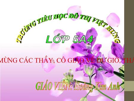 Bài giảng Luyện từ và câu Lớp 5 - Tuần 15: Mở rộng vốn từ Hạnh phúc - Hoàng Kim Anh