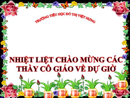 Bài giảng Tập đọc Lớp 4 - Tuổi ngựa - Trường Tiểu học Đô thị Việt Hưng
