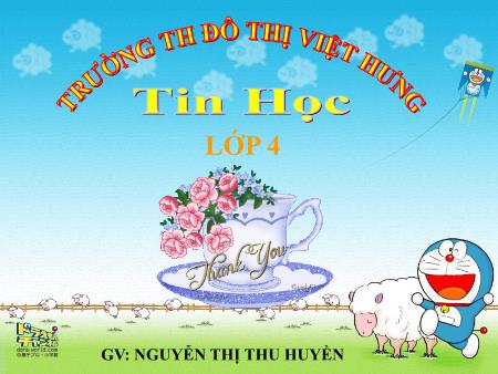 Bài giảng Tin học Lớp 4 - Bài 5: Sao chép văn bản - Nguyễn Thị Thu Huyền Bài giảng Tin học Lớp 4 - Bài 5: Sao chép văn bản - Nguyễn Thị Thu Huyền