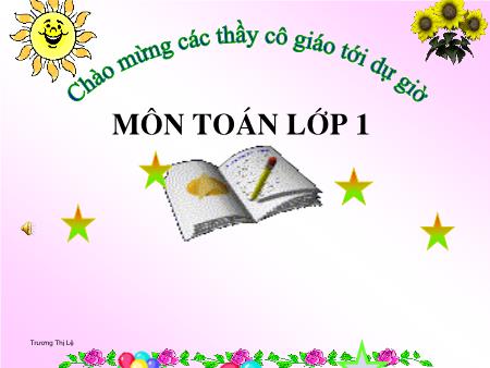 Bài giảng Toán Lớp 1 - Điểm ở trong, điểm ở ngoài một hình