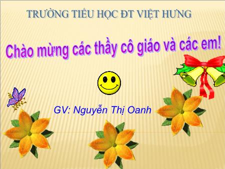 Bài giảng Toán Lớp 5 - Hỗn số - Nguyễn Thị Oanh