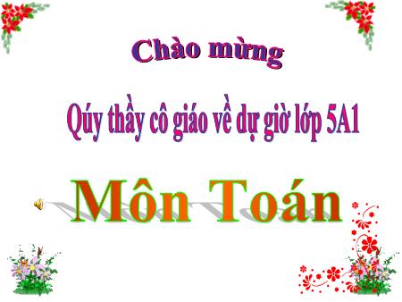 Bài giảng Toán Lớp 5 - Thể tích của một hình