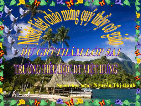 Bài giảng Toán Lớp 5 - Tiết 5: Phân số thập phân - Nguyễn Thị Oanh