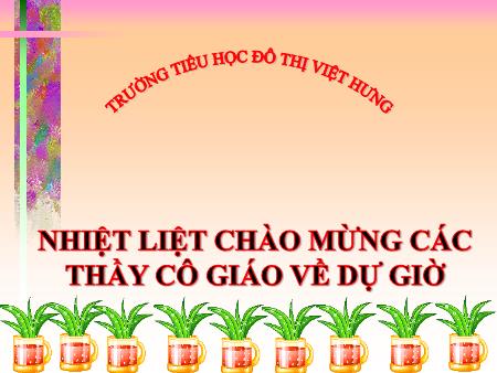 Bài giảng Toán Lớp 5 - Tiết 79: Chia một số tự nhiên cho một số thập phân - Trường Tiểu học Đô thị Việt Hưng