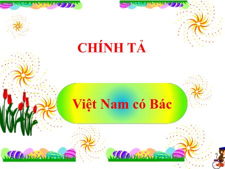 Bài giảng Chính tả Lớp 2 - Tuần 31: Việt Nam có Bác