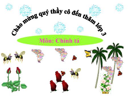 Bài giảng Chính tả Lớp 3 - Tuần 25: Hội đua voi ở Tây Nguyên Bài giảng Chính tả Lớp 3 - Tuần 25: Hội đua voi ở Tây Nguyên