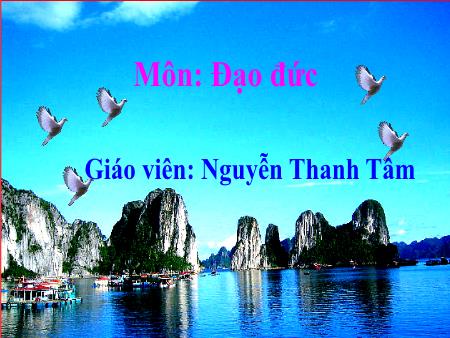 Bài giảng Đạo đức Lớp 2 - Tuần 17: Giữ trật tự, vệ sinh nơi công cộng (Tiết 2) - Nguyễn Thanh Tâm