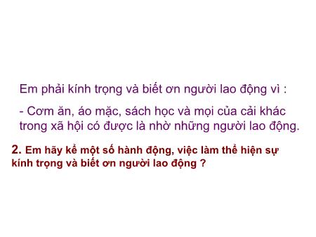 Bài giảng Đạo đức Lớp 4 - Lịch sự với mọi người (Tiết 1)