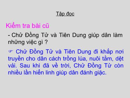 Bài giảng Tập đọc Lớp 3 - Rước đèn ông sao Bài giảng Tập đọc Lớp 3 - Rước đèn ông sao