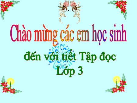 Bài giảng Tập đọc Lớp 3 - Tuần 4: Người mẹ