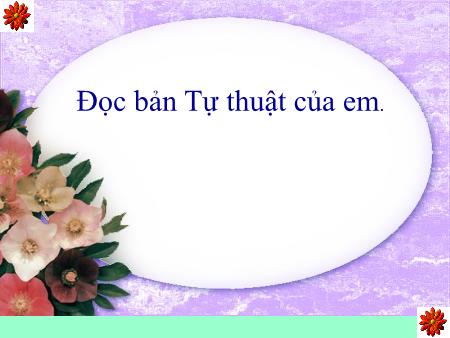Bài giảng Tập làm văn Lớp 2 - Sắp xếp câu trong bài