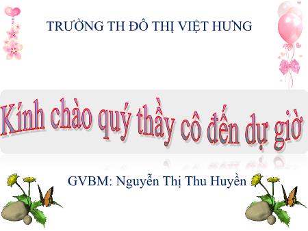 Bài giảng Tin học Lớp 3 - Bài 4: Tập gõ các phím ở hàng phím số (Tiết 1) - Nguyễn Thị Thu Huyền