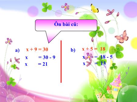 Bài giảng Toán Lớp 2 - Tuần 10: 11 trừ đi một số