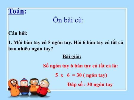 Bài giảng Toán Lớp 2 - Tuần 21: Đường gấp khúc. Độ dài đường gấp khúc