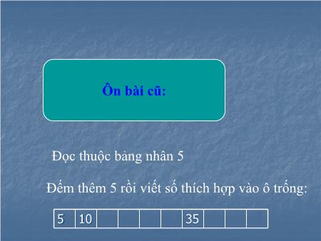 Bài giảng Toán Lớp 2 - Tuần 21: Luyện tập