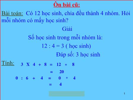 Bài giảng Toán Lớp 2 - Tuần 28: Đơn vị, chục, trăm, nghìn