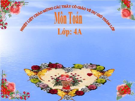 Bài giảng Toán Lớp 4 - Hình thoi