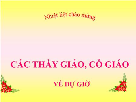 Bài giảng Toán Lớp 4 - Tiết 18: Hình thoi