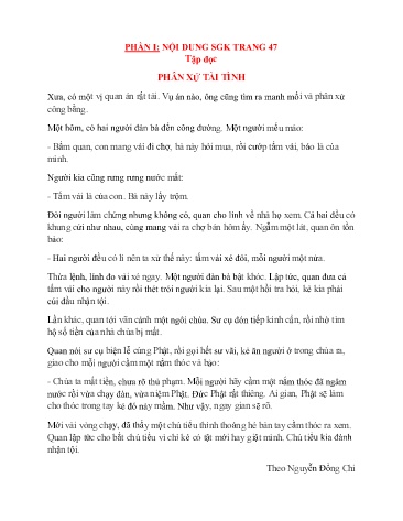 Nội dung bài học môn Tiếng Việt Lớp 5 - Tuần 23 - Trường TH Chí Linh